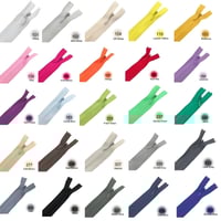 سحاب مخفي 50 سم جميع الألوان