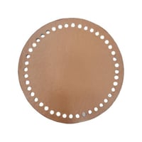 قاعدة جلد شنطه دائريه 18 سم