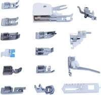 طقم دواسات ماكينة الخياطة 15 قطعة