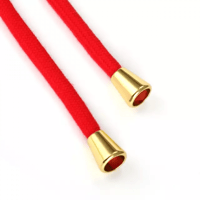 نهايات عقدة الحبال للبناطيل وغيرها اللون ذهبي الدر...