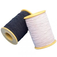 خيط مطاط رول كبير 200 جرام ابيض واسود