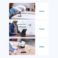 شاحن جداري يوجرين بمنفذ USB-C ومنفذ USB وبقوة 20 و...