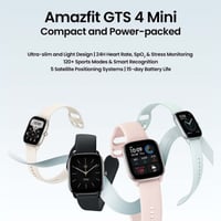 ساعة ذكية أمازفيت جي تي اس 4 ميني - أسود