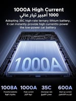 يوجرين 1000A باور بانك لسيارة القفز، 12000mAh المح...