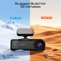 داش كام بروميت 4K Ultra HD ثلاث عدسات أمامية وداخل...