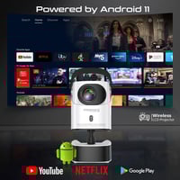 بروجكتر 4K Ultra HD LCD – سطوع 250 لومن، أندرويد 1...