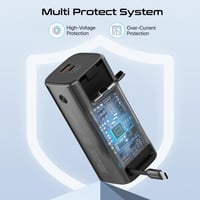 بروميت باور بانك 20000mAh شحن سريع 130 واط USB-C P...