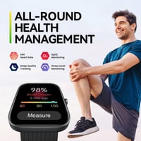 ساعة ذكية أمازفيت بيب 3 برو - أسود