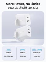 شاحن من يوجرين بتقنية GaN، متوافق مع الهواتف الذكي...