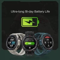 ساعة ذكية أمازفيت تي - ريكس برو - أسود