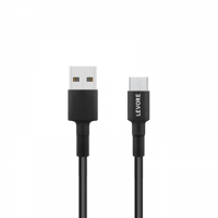 سلك شاحن ليفوري مايكرو USB بطول 1 م بلاستيك - اسود