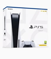 جهاز ألعاب رقمي سوني بلايستيشن 5 إصدار سي دي + ذرا...