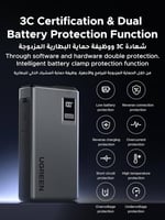 يوجرين 1000A باور بانك لسيارة القفز، 12000mAh المح...
