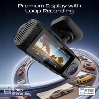 داش كام بروميت 4K Ultra HD ثلاث عدسات أمامية وداخل...