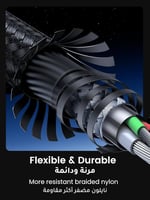 كيبل شحن تايب سي إلى تايب سي 60W – ضمان سنتين معتم...