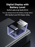 يوجرين 1000A باور بانك لسيارة القفز، 12000mAh المح...