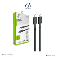 سلك شاحن تن بلس USB-C إلى Lightningقماش مقاوم للقط...