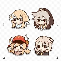 genshin impact characters stickers