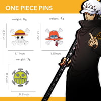 One piece - ace pins