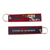 Full metal Alchemist keychains fabric