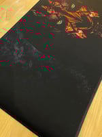 Dark red mouse pad