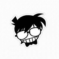 Sticker conan chibi