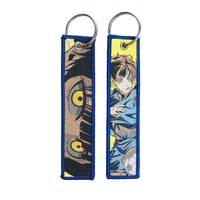 Blue lock keychains fabric