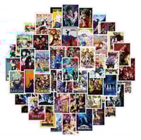 Anime mix stickers 25 pieces