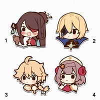 genshin impact characters stickers