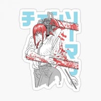 Chainsaw Man stickers (6)