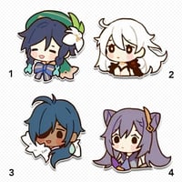 genshin impact characters stickers