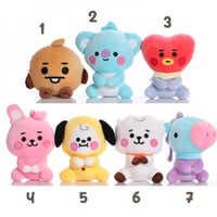 BT21 PLUSH WITH KEYCHAINS