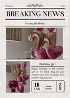 جريده يوم ميلاد