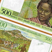 مدغشقر فئة 500 أرياري أنسر (إصدار قديم)