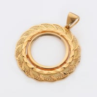 برواز جنيه ذهبي دائري (كاستنغ) 7.6 جرام