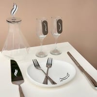 طقم خطوبة "أناقة الخلود" ( فضي )