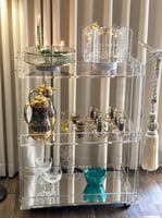 ترولي اكريلك شفاف