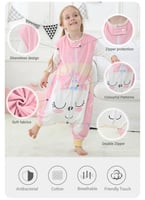 بجامة قطعه واحدة على شكل يونيكورن (كت)