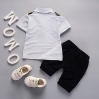 طقم طيار باكمام قصيرة رمادي