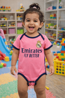 طقم مدريد - وردي