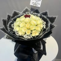 بوكيه جوري ابيض