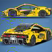 سيارة البراعة السباقة أصفر 378 قطعة