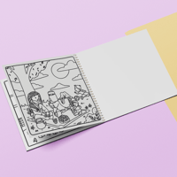 لحظات بنفسجية في حياة أسرة سعودية – دفتر تلوين للك...