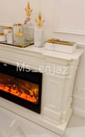 ديكور مدفأة مع الجهاز