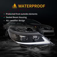 شمعات كامري 2012 - 2015 ليد طقم جهتين