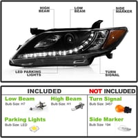 شمعات كامري 2009 - 2007 ليد LED تايواني طقم