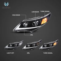 شمعات كامري 2012 - 2015 ليد طقم جهتين