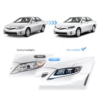 شمعات كامري 2010 - 2011 ليد رمش LED