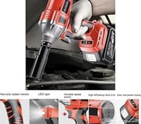 دريل مفك كفرات شحن مقاس واحد بطاريتين 68 فولت