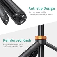 ترايبود تصوير و إضاءة متعدد الاستخدام الومنيوم ( ب...